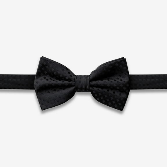 GoTie Men's Checkered Bowtie - Bowties Ready to Wear - Pretied Adjustable Ties for Short or Tall Men