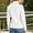 White, variant on Microfleece Full Zip-Up Jackets For Women Fall Winter Collared Long Sleeve Warm Casual Basic Coats With Pockets S-XXL
