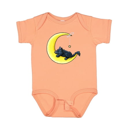 

Inktastic Black Cat Lunar Love Gift Baby Boy or Baby Girl Bodysuit
