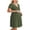Army Green, variant on Women 3 in 1 Labor and Delivery Gown Split Front Flap Maternity Hospital Dress Nursing Nightgown for Breastfeeding