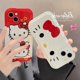 thumbnail image 2 of Original Sanrio Hello Kitty Transparent Case For iPhone 14 13 12 11 Pro Max Mini XS XR 7 8 Plus SE2 Silicone Back Cover Y2k Girl, 2 of 5
