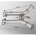 thumbnail image 2 of Motorcycle Exhaust Link Pipe Systems Exhaust Pipe Parts For Suzuki For Hayabusa GSX1300R GSXR1300 2008-2020, 2 of 4
