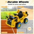 thumbnail image 6 of Costway 12 V Powered Ride-On Toy Dump Truck with 2.4G Remote Control and Sand Shovel, 6 of 10