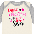 thumbnail image 4 of Inktastic Cupid is Promoting Me to Big Sister Girls Long Sleeve Baby Bodysuit, 4 of 5