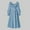Blue, variant on Teen Girls Christmas Dresses Long Sleeve Crew Neck A-Line Girls Winter Dresses Baby Christmas Outfit Size 12-13 Years Girls Clothes