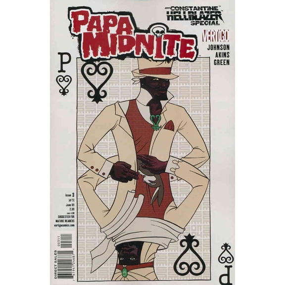 John Constantine-Hellblazer Special: Papa Midnite #3 VF ; DC/Vertigo Comic Book