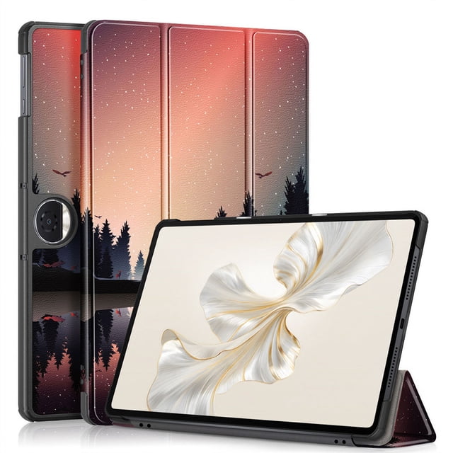 Case Étui pour Honor Pad 9 Tablettes 12,1 Pouces Trifold Magnétique en Cuir Support Rigide Housse de Tablette pour Funda Huawei Honor Pad 9 Étui HH Honor Pad 9 12,1 Pouces