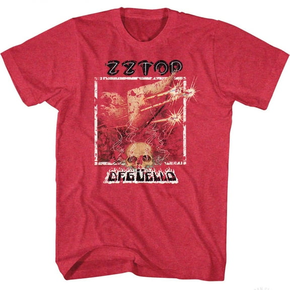 ZZ Top Deguello Cherry Heather Adult T-Shirt