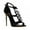Black, variant on XYD Women Open Toe Strap with Rhinestone Sandals Ankle Strap Stiletto High Heels Stylish Date Evening Shoes Size 7 Pale Green
