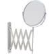 thumbnail image 1 of Vergrößerungsspiegel in Silber, rostfreier Wandspiegel doppelseitig mit 3- und 1-facher Vergrößerung, Badezimmerspiegel ausziehbar, verchromter Schminkspiegel, 1 of 8