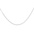 thumbnail image 2 of 1.4mm Rope Italian Chain 925 Sterling Silver Necklace, 2 of 3