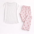 thumbnail image 4 of Set Pijama Rosita Fresita, Blanco, Talla M, 2 Piezas, 4 of 4