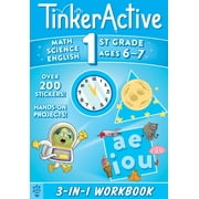 Tinkeractive 1st Grade 3-In-1 Workbook: Math, Science, English Language Arts -- Justin Krasner
