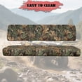 thumbnail image 4 of ZIATUBLES UTV Seat Covers 2 Pack, Oak Leaf Pinecone Camo Waterproof Front Bench Seat Protectors Compatible with Kawasaki Mule 3000 4000, Fade Wear Resistant UTV Decor Accessory Part, 4 of 8