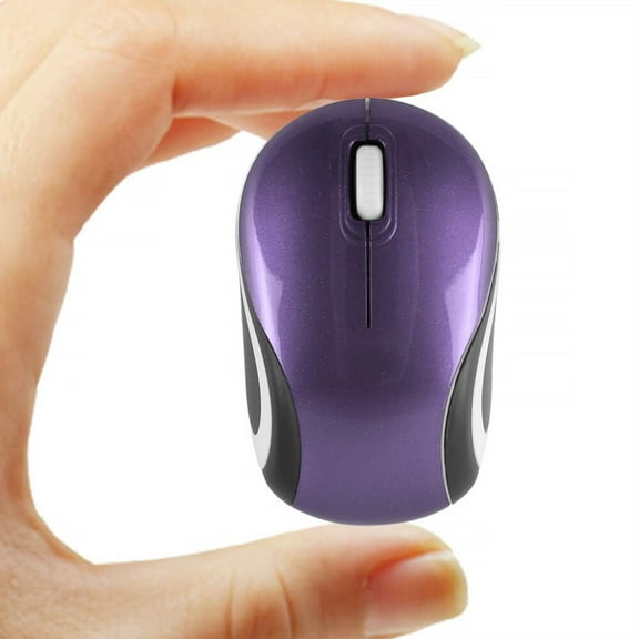 Wireless Mouse Cute Mini Computer Mouse Small Size Pocket Portable Compact Travel USB Optical Mice 3 Buttons 1000 DPI Cordless Mouse for Laptop PC Computer Notebook MacBook Kids Girl Gift