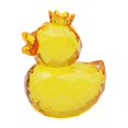 thumbnail image 1 of TUWABEII - Figura de pato de cristal acrílico de ópalo, piedra de cristal curativa, escultura de patito de la suerte tallada a mano para decoración del hogar, escritorio y oficina., 1 of 5