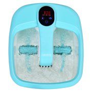 Goplus Portable Electric Foot Spa Bath Tub Automatic Roller Motorized Massager Green