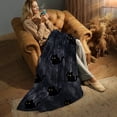 thumbnail image 4 of Halloween Throw Blanket, Soft Plush Flannel Lightweight Warm Cozy Decorative Blanket for Sofa Bed Couch All Season Use, Halloween Gift Blanket for Adults 50 X 60 Inch 1 Pack, 4 of 6