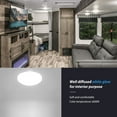 thumbnail image 2 of Dream Lighting 4.5in LED Ceiling DownLight,12Volts,RV Camper Interior,Kitchen Dinning Room,Under Cabinet Light,Surface Mount,Cool White,Pack of 10, 2 of 8