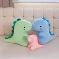 thumbnail image 6 of Plush Dinosaur Stuffed Animal, Cute Toys Anime Dinosaur Soft Throw Pillow Gift for Children Boys Girls Blue 14 inch, 6 of 10