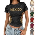 thumbnail image 2 of 2026 New Mexico Soccer Jersey Womens, Mexico National Team Graphic Style, Mexican Jersey Soccer T-Shirt, Crew Neck Short Sleeve Sport Tee for Travel and Everyday Wearing for Adult, 2 of 8