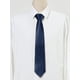 thumbnail image 2 of CORBATA DE HOMBRE SÓLIDA INSPIRADA EN EL DÍA DEL PADRE, CASUAL FORMAL PARA FIESTAS Y BODAS, ATADA A MANO, AZUL MARINO, 2 of 5