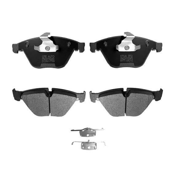 Front Ceramic Brake Pad Kit For 2009-2013 BMW 328I Xdrive Base