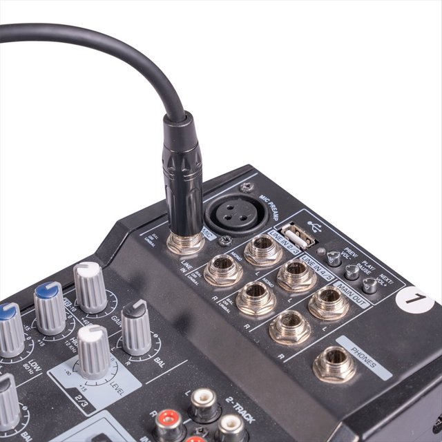 1/4 Inch to XLR Male Balanced Signal Interconnect Cable 6.35mm to XLR Patch Cable Microphone Balanced Cable 300cm