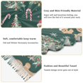 thumbnail image 5 of FORMRS Womens Scarf Winter Soft Long Big Warm Shawls Wrap Tassel Scarves, Red Christmas Gingerbread, 5 of 9