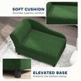 thumbnail image 6 of PawHut Fancy Dog Bed for Small Dogs with Hidden Storage, Small Dog Couch with Soft Foam, Dog Sofa Bed, Cushy Dog Bed, Pet Furniture for Puppies, Green, 6 of 9