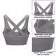 thumbnail image 3 of Ropa interior deportiva para niñas, ropa interior deportiva con cordones cruzados, ropa interior de yoga de sujeción media con copa desmontable; se adapta a la parte inferior del busto, 3 of 5