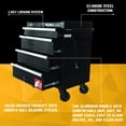 thumbnail image 4 of Olympia Tools 27-Inch Rolling Tool Cabinet with 4 Drawers - Mobile Tool Chest with Ball Bearing Slides and Fully Extendable Drawers for Garage Storage, 4 of 9