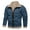 40 Blue, variant on guisaled Suede Jacket Men Zipper Lapel Collar Sherpa Lined Jackets Winter Warm Thicken Fleece Jacket Military Tactical Jacket s