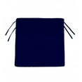 thumbnail image 1 of Plow & Hearth Polyester Classic Chair Cushions With Ties, 19&frac34;" x 17&frac12;" x 3", 1 of 2
