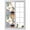 Off White, variant on No Glue Heat Blocking Window Flims, Turquoise Marble Window Privacy Film Frosted, Abstract Modern Art Marble Crack Peep-proof Door Windows Tint for Bathroom, Dormitory, 17.7 x 78.7 Inches