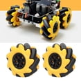 thumbnail image 3 of 2.4in ABS Mecanum Roue Smart Robot Voiture Accessoires pour DIY Smart Voiture avec Quatre Roues Motrices pour Moteurs TT, 3 of 8