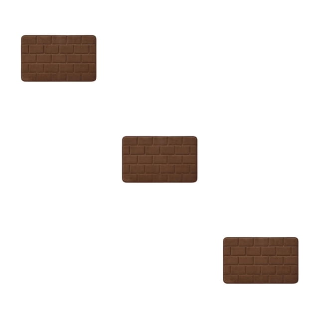 Inteprter Alfombrilla de baño con parte inferior antideslizante, alfombras que no se desprenden para un paso seguro, alfombrillas de baño, Type1 NO1