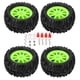 thumbnail image 1 of 4 unids 82mm delantero trasero goma Discos de neumáticos y 10 radios rueda Llantas set para wltoys 144001 1/14 RC off road Coche, 1 of 8