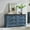 Blue, variant on ACCOHOHO Farmhouse 6 Drawer Dresser, Rustic Wood Dresser Chest of Drawers for Bedroom，52'' Wide TV Stand with Large Drawers for Living Room， White