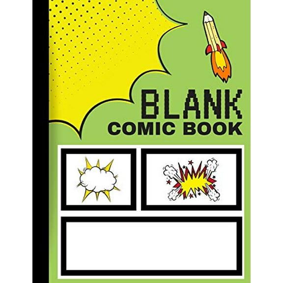 Pre-Owned Blank Comic Book: Create Your Own Comics Paperback