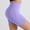 Light Purple, variant on Stichou No Front Seam Biker Shorts for Women - High Waisted Workout Gym Yoga Comfy Shorts Tummy Control Yellow L