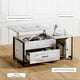 thumbnail image 4 of Mesa De Centro De Madera Rustica Elevable 2 Cajones Y Puerta, 4 of 5