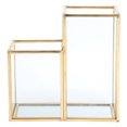thumbnail image 1 of Makeup Brush Holder , Large Capacity Sturdy Glass Storage Container, For Makeup Brush Succulents, 1 of 8