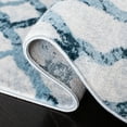 thumbnail image 5 of SAFAVIEH Isabella Trena Trellis Area Rug, Ivory/Turquoise, 9' x 12', 5 of 7