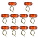 thumbnail image 1 of 10 luces de posición laterales de 2 LED para coche, camión, remolque, 10-30 V, amarillas, 1 of 14