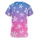 thumbnail image 5 of Tops Cortos para las Mujeres Impreso Bolsillo V-Cuello Enfermera Estilo Blusa, Casual Y Cómodo Manga Corta Superior, 5 of 5