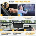 thumbnail image 5 of Zendure Foldable Automotive Window Shades, PVC Black, 16 x 18 Inches, 2 Pack, 5 of 8