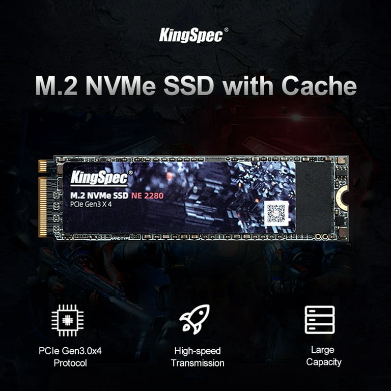 KingSpec 1TB SSD Solid State Drive M.2 NVMe Interface PCIe Gen3