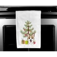 thumbnail image 3 of Carolines Treasures BB1625WTKT Christmas Tree and Sable Corgi White Kitchen Towel Set of 2 Dish Towels 19 X 25", 3 of 3
