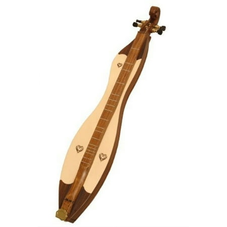 Cutaway Mountain Dulcimer, 4, Hearts